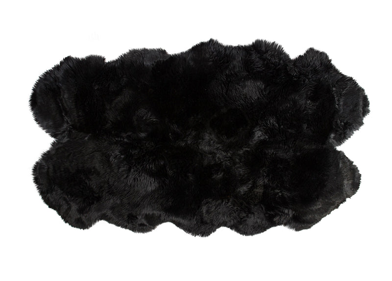 Black Animal Print Area Rug - Home Decor