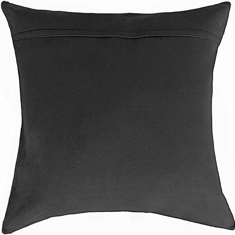 16"X16" Salt And Pepper Black And White Cowhide  Pillow 2 Pack - Home Decor