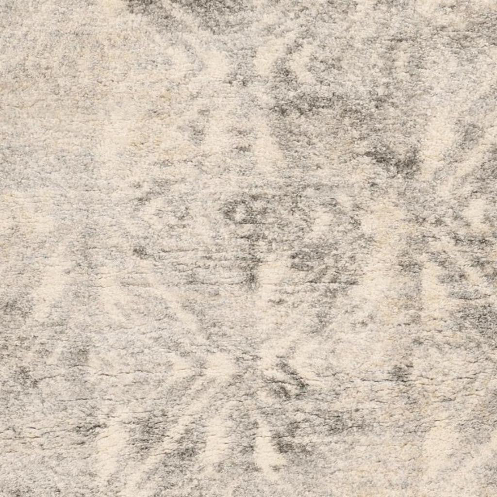 5' X 8' Ivory And Gray Diamond Area Rug - Home Decor