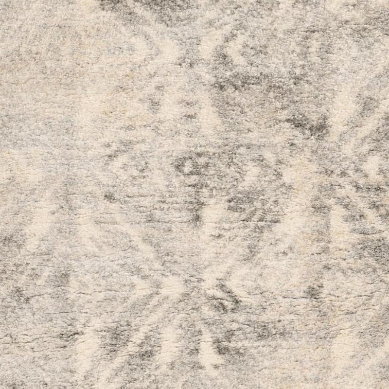 5' X 8' Ivory And Gray Diamond Area Rug - Home Decor