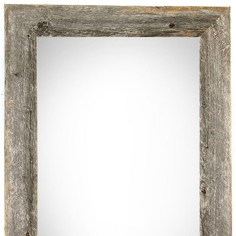 13" x 19" Gray Solid Wood Hanging Picture Frame - Home Decor