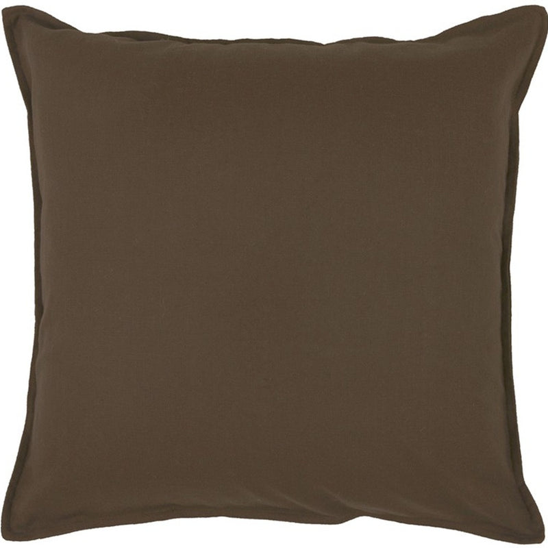20" Brown Cotton Throw Pillow - Home Decor