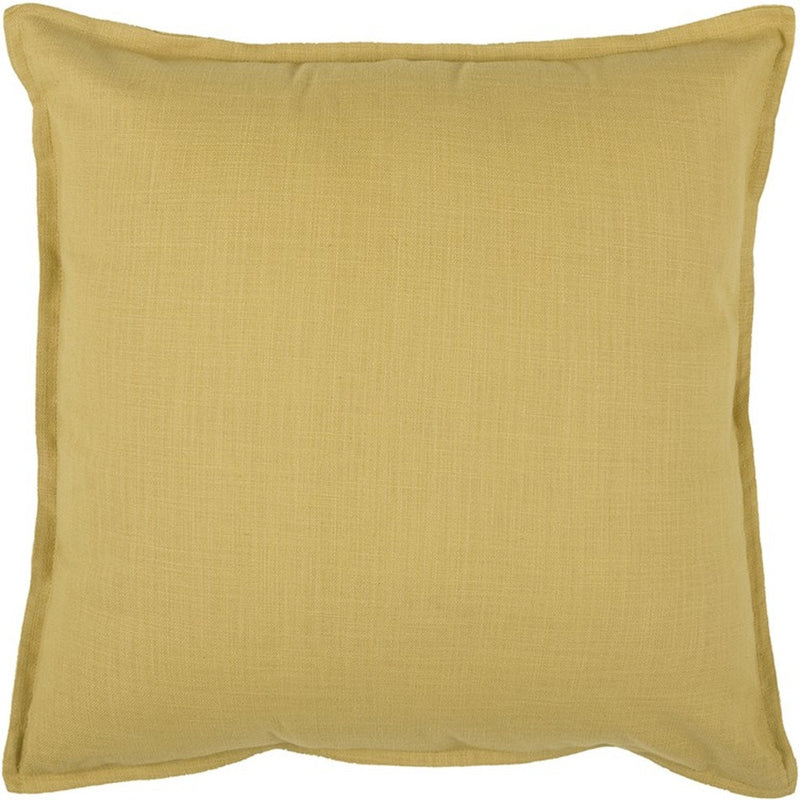 20" Tan Cotton Throw Pillow - Home Decor