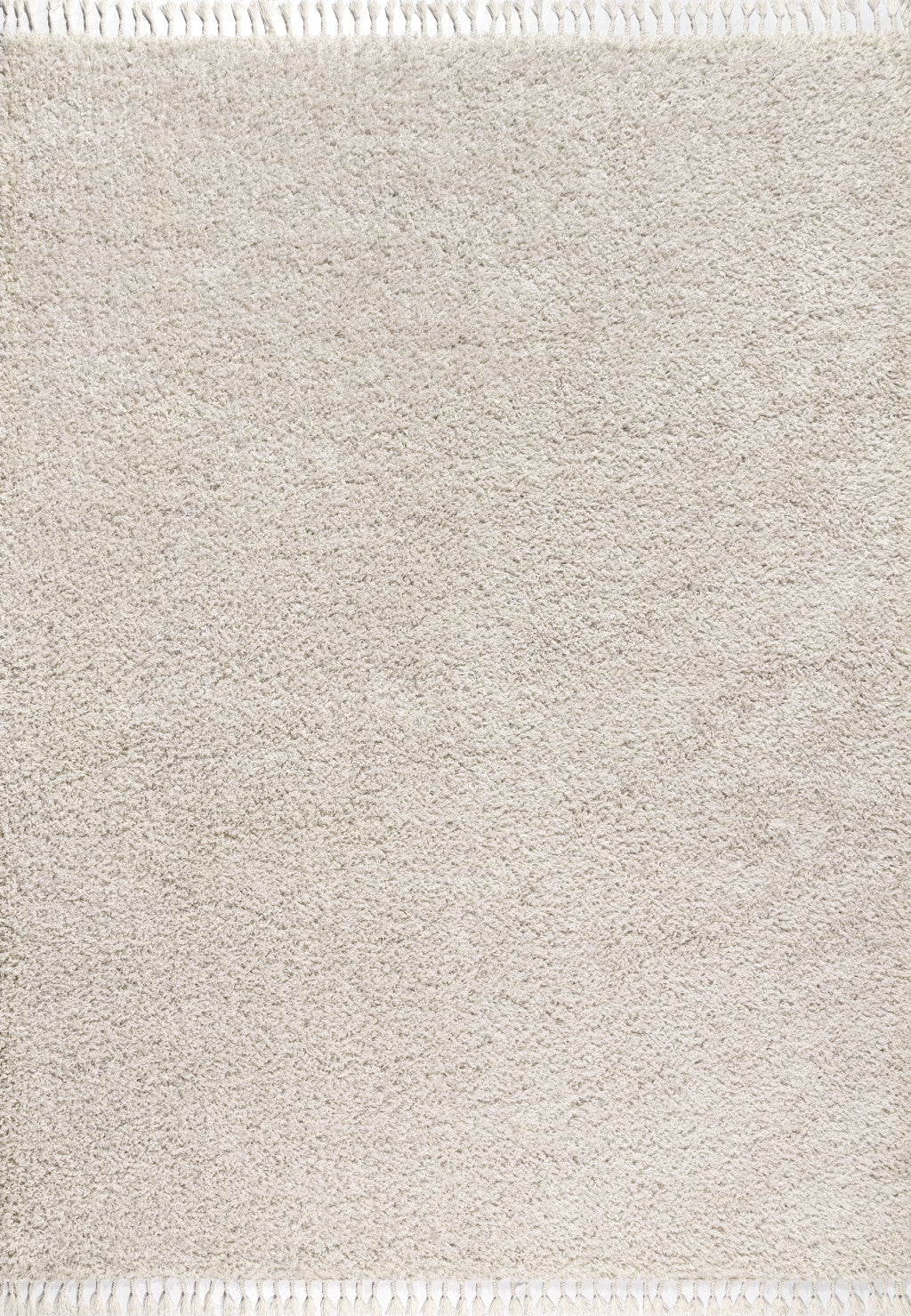3' X 5' Cream Area Rug With Fringe - Home & Garden