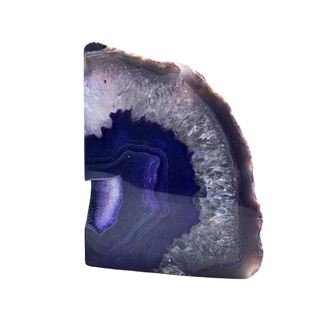 7" Purple Glass Crystal - Home & Garden
