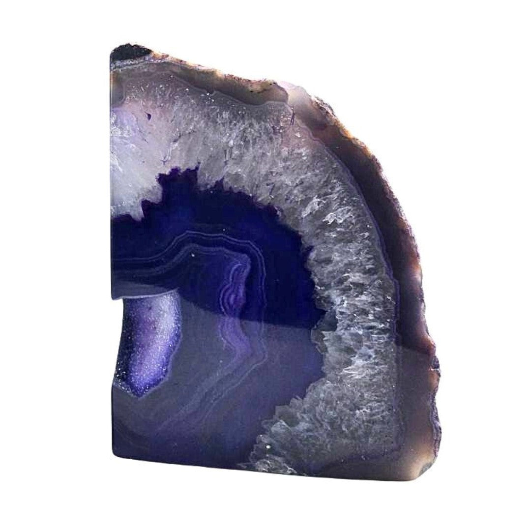 8" Purple Glass Crystal - Home & Garden