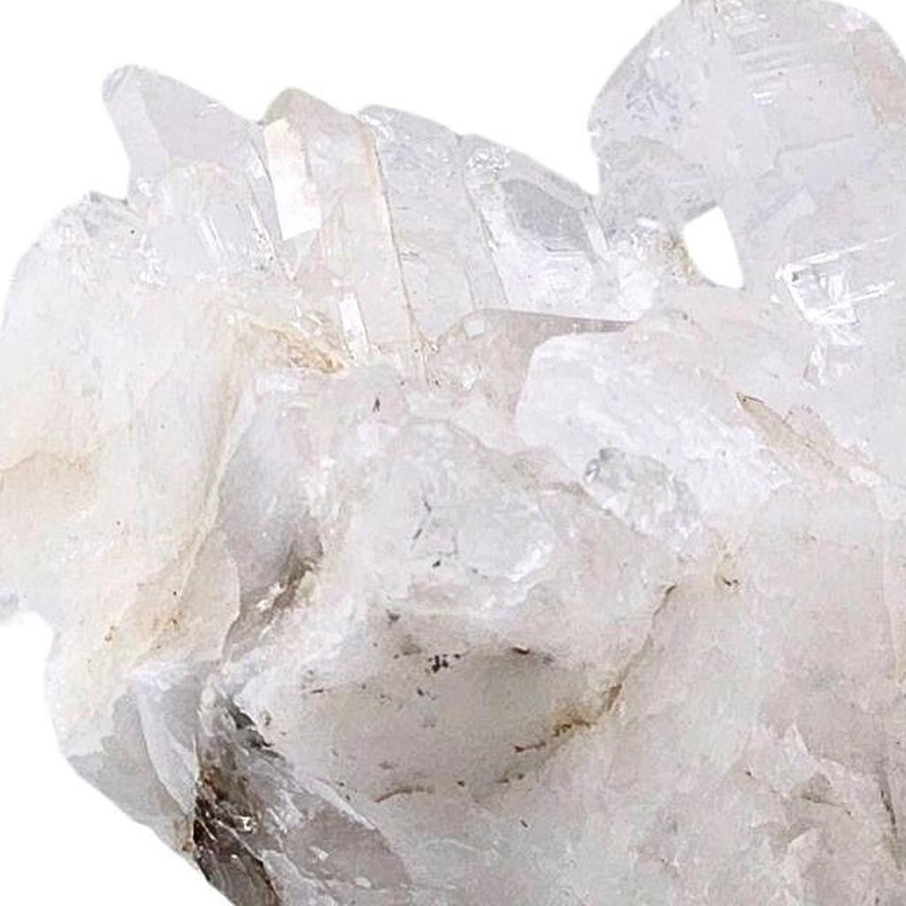 6" White Glass Crystal - Home & Garden