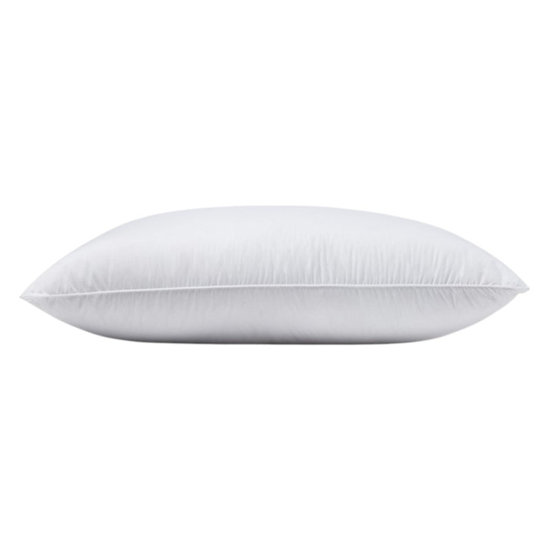 100% Cotton Lux Sateen Down Alternative Medium Hypoallergenic Queen Size Bed Pillow - Bed & Bath