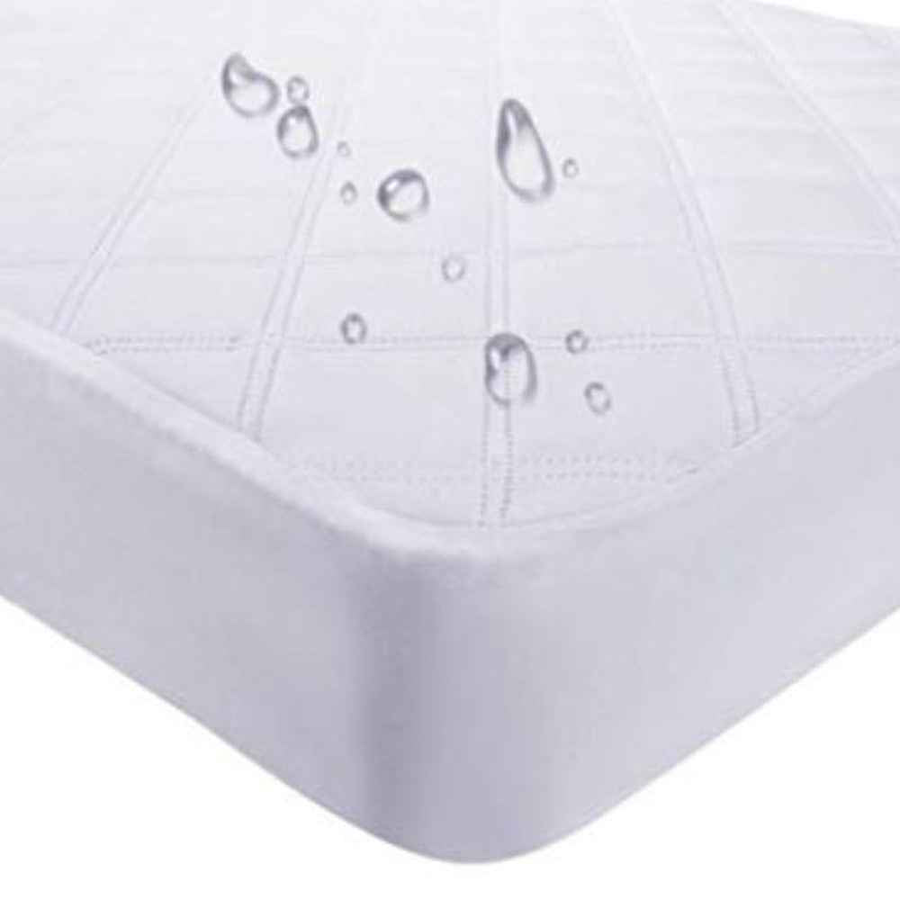 9" Waterproof Bamboo Terry Crib Mattress Pad Liner Mattress Cover Only.