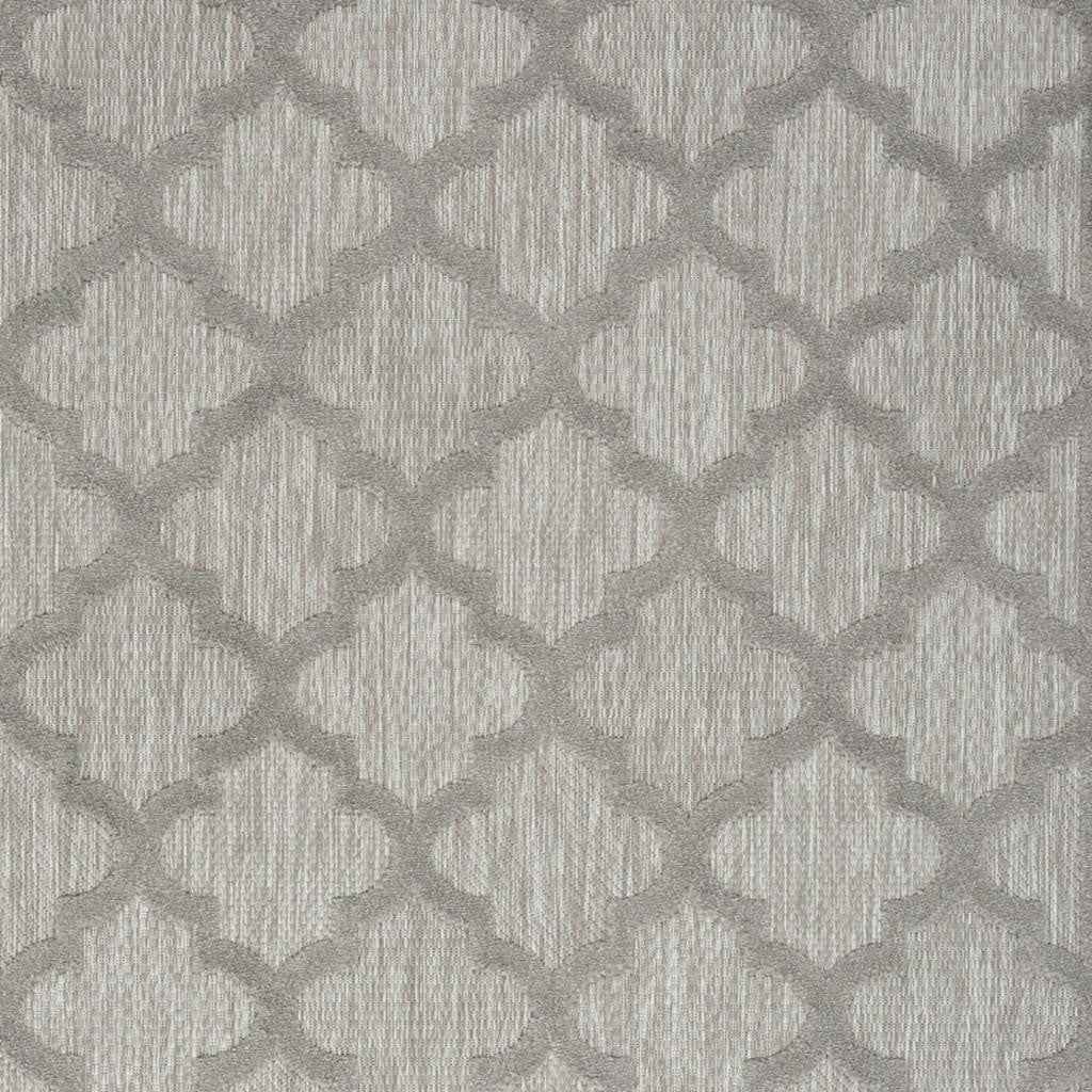 4' X 6' Gray Indoor Outdoor Area Rug