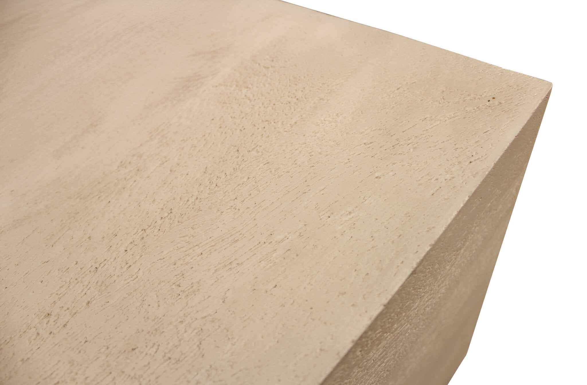 72" Natural Solid Wood Distressed Coffee Table