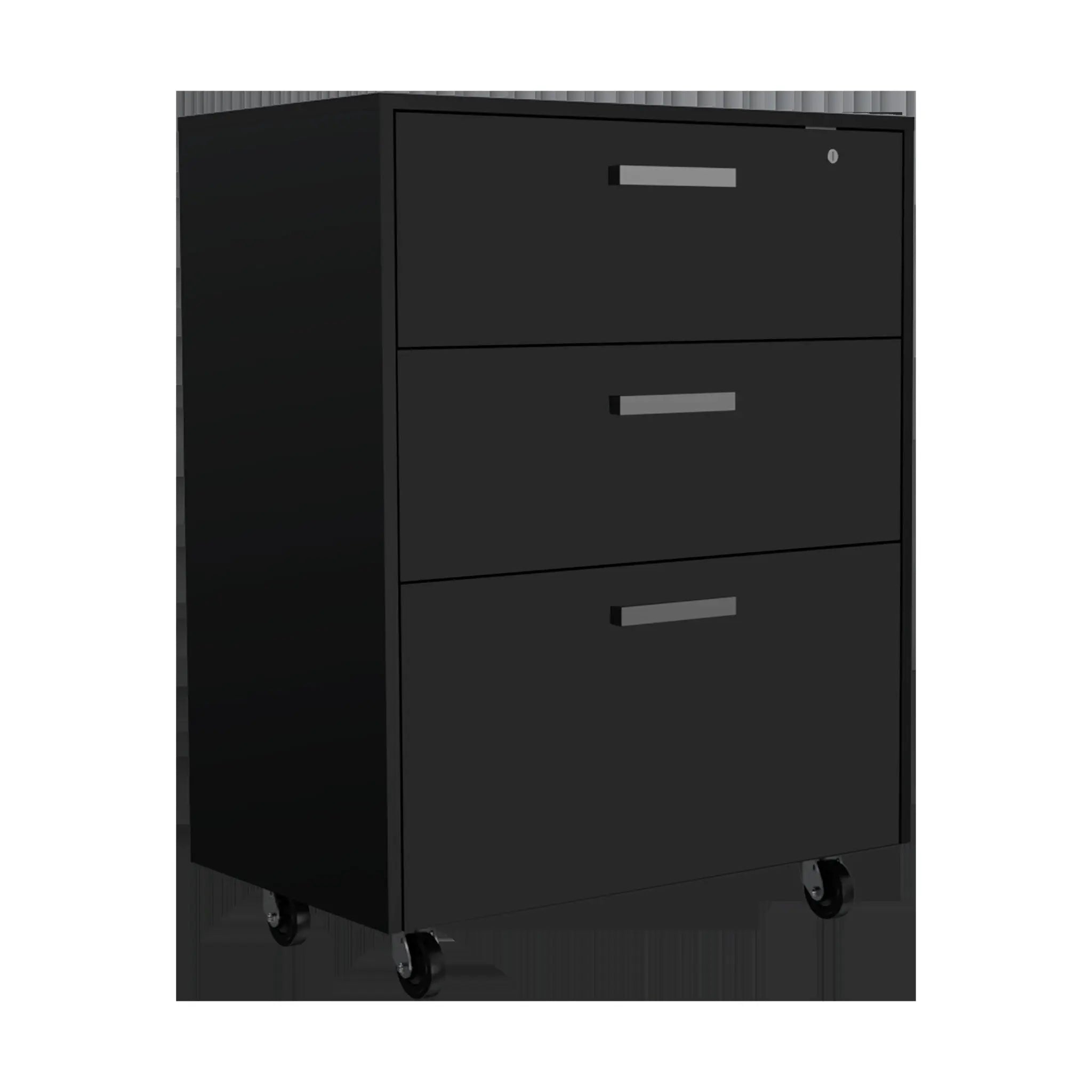 28" Black Wall mounted Accent Cabinet With Four Shelves And Six Drawers Homeroots Kitchen & Dining