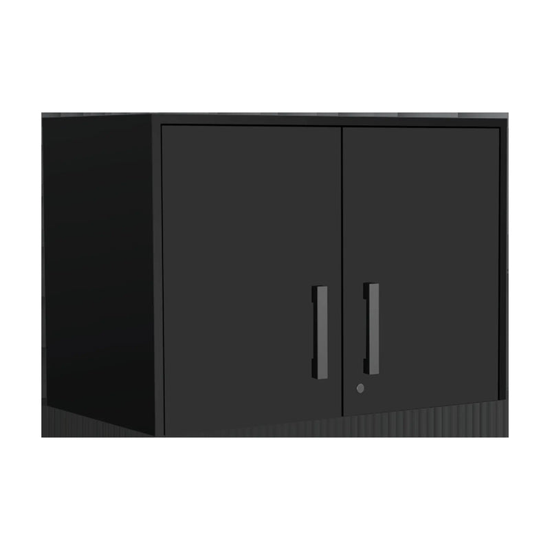 28" Black Wall mounted Accent Cabinet With Seven Shelves And Six Drawers Homeroots Kitchen & Dining