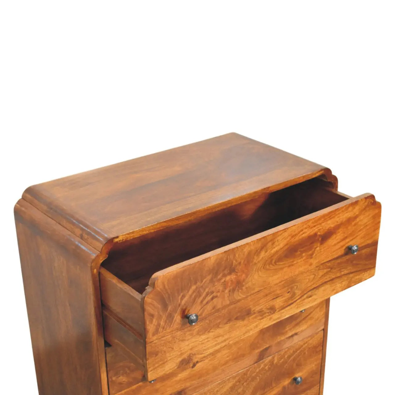 28" Brown Solid Wood Sideboard Homeroots Kitchen & Dining