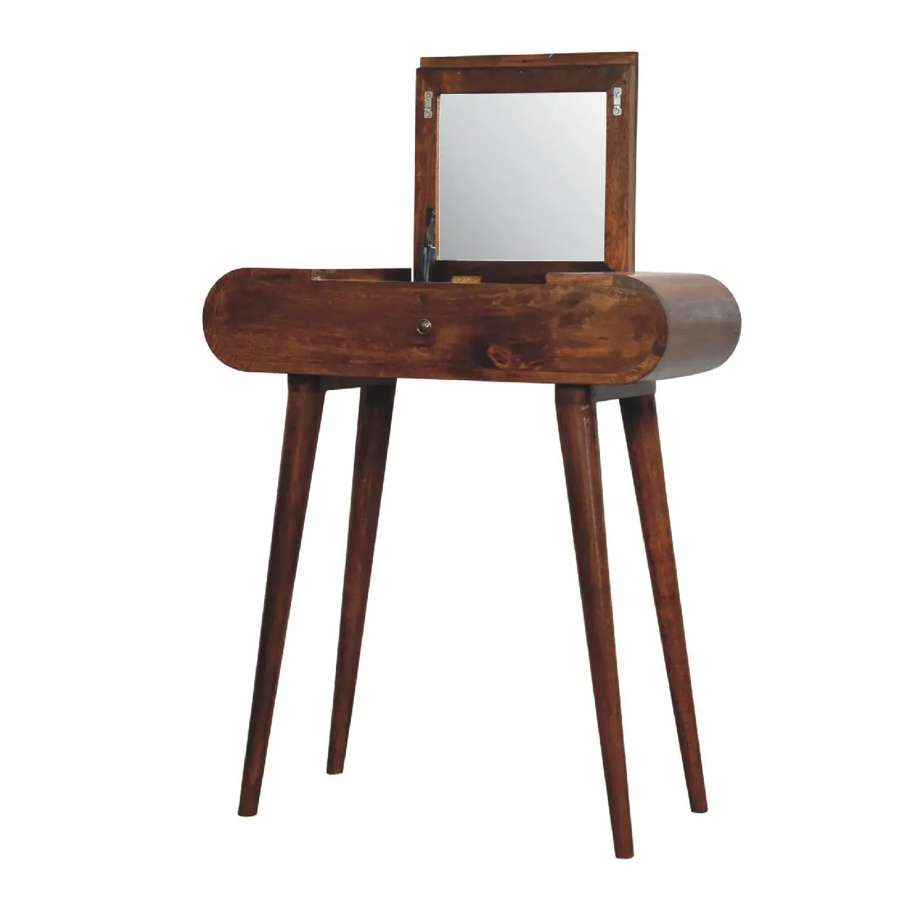 28" Brown Solid Wood Standing Desk Homeroots Living Room