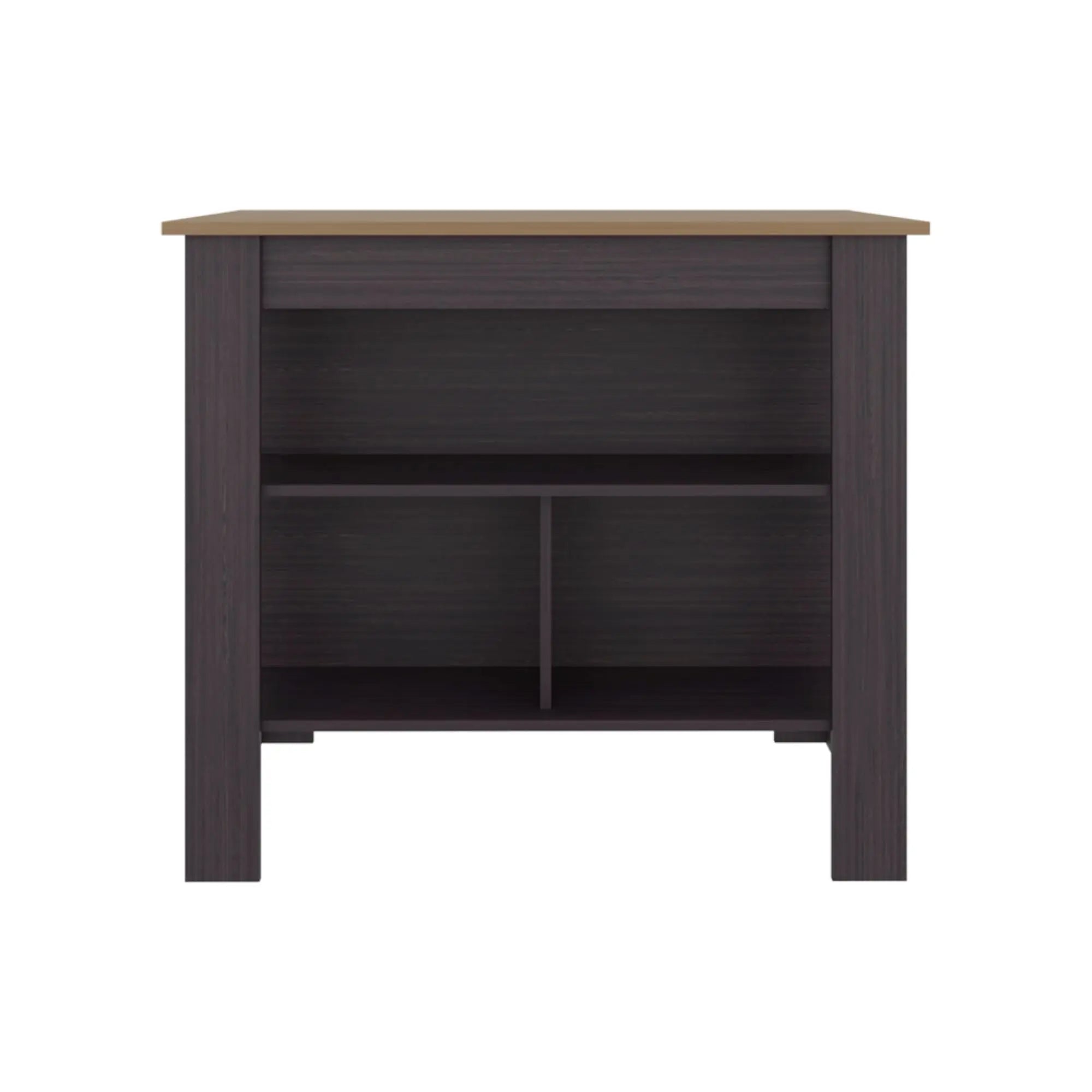 28" Brown Wood Kitchen Island Homeroots Kitchen & Dining