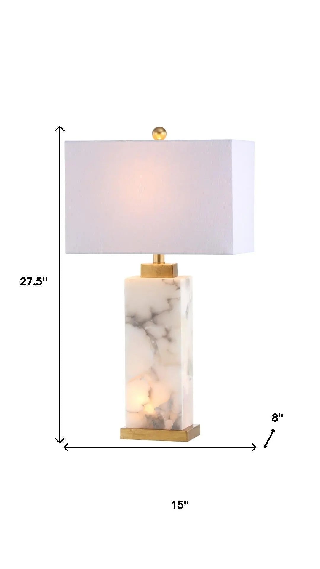 28" Gold Novelty Table Lamp With Shade Homeroots Lighting