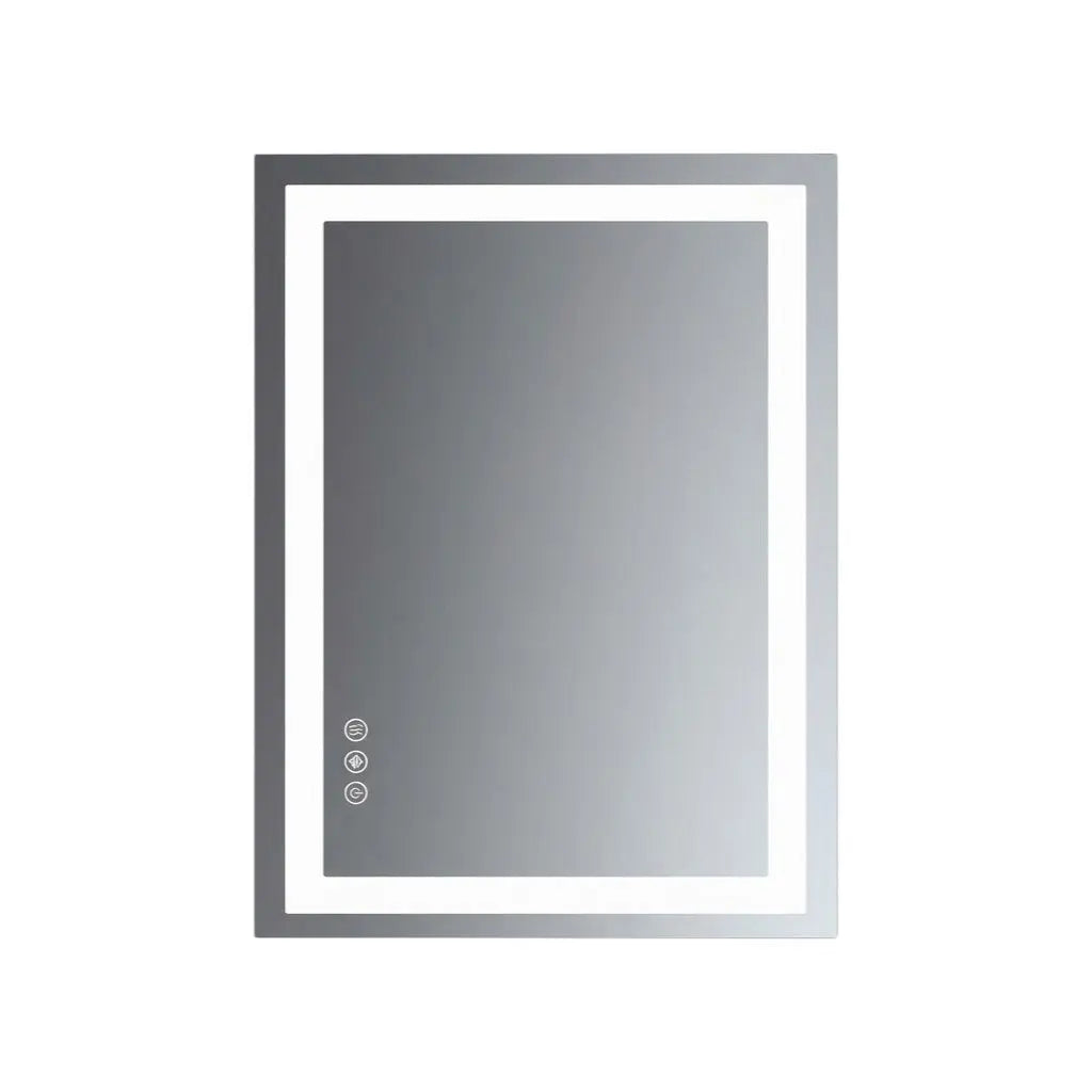 28" Lighted Frameless Bathroom Vanity Mirror Homeroots Bed & Bath