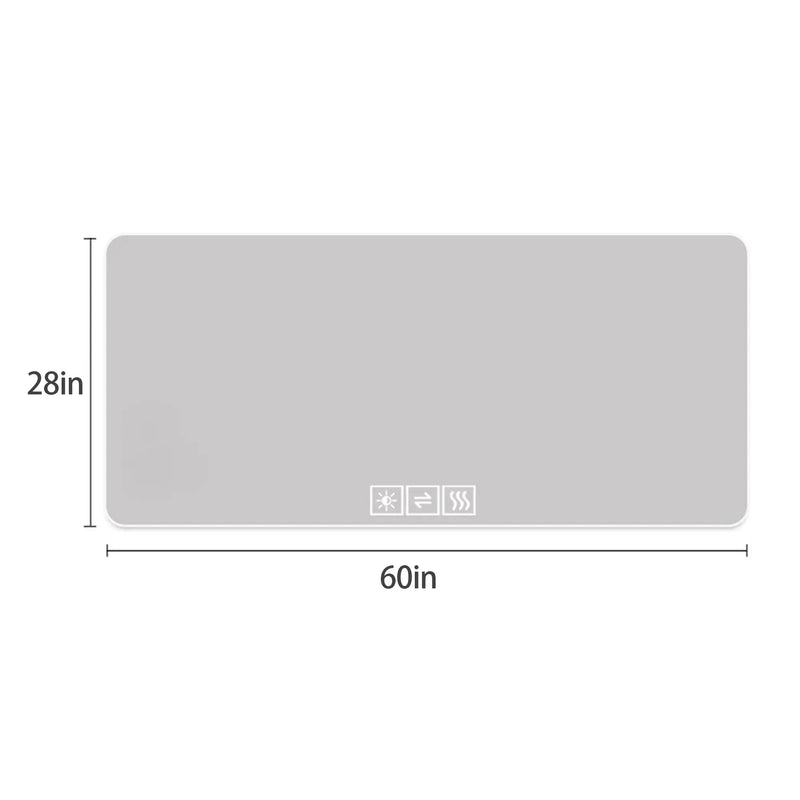 28" Silver Lighted Frameless Bathroom Vanity Mirror Homeroots Bed & Bath
