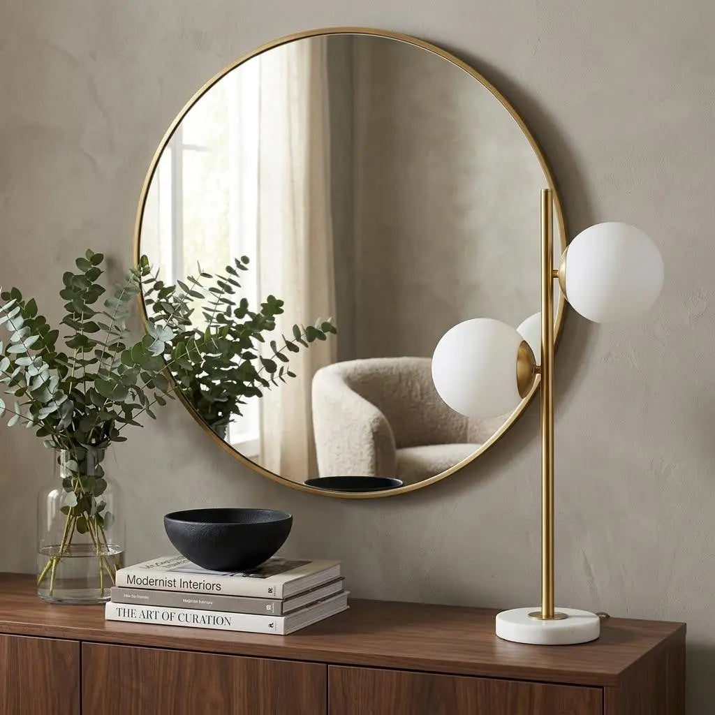28" White Table Lamp With Globe Shade Homeroots Lighting