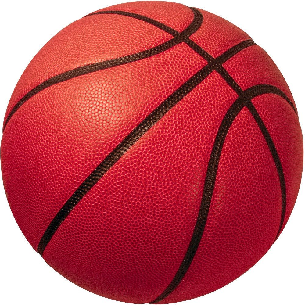 5' Black And Orange Basketball Youthful Washable Round Rug - Home & Garden