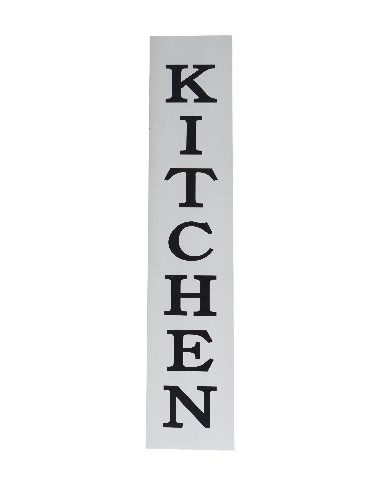 11" X 26" Black Brown And White Reversible Kitchen Wood Hanging Wall Decor - Home & Garden