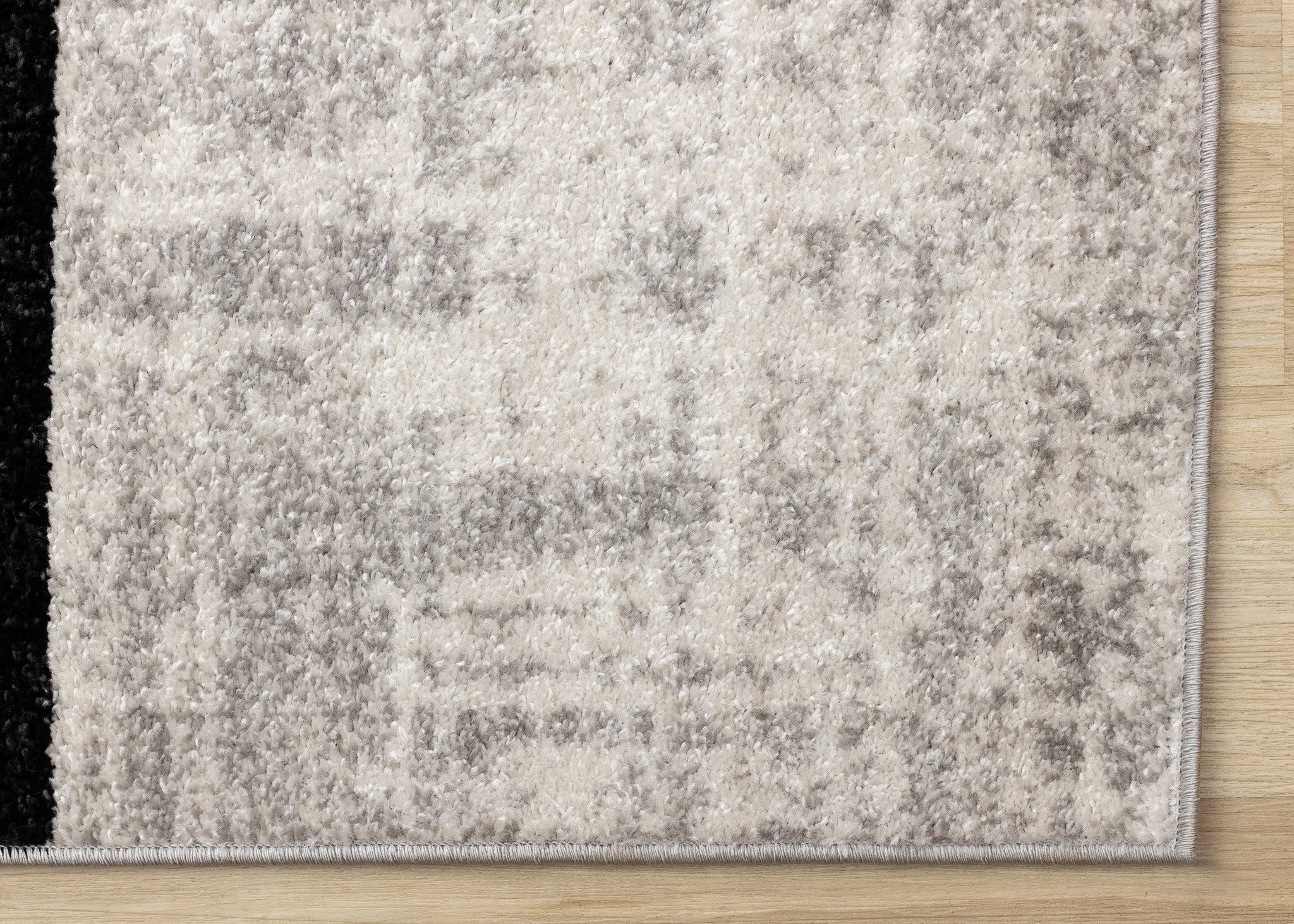 5' X 8' Gray And Black Abstract Area Rug - Home & Garden
