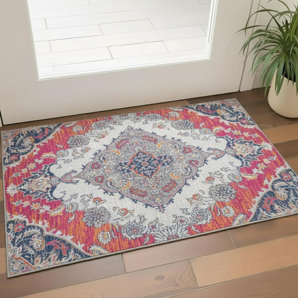 3' X 5' Medallion Area Rug - Home & Garden