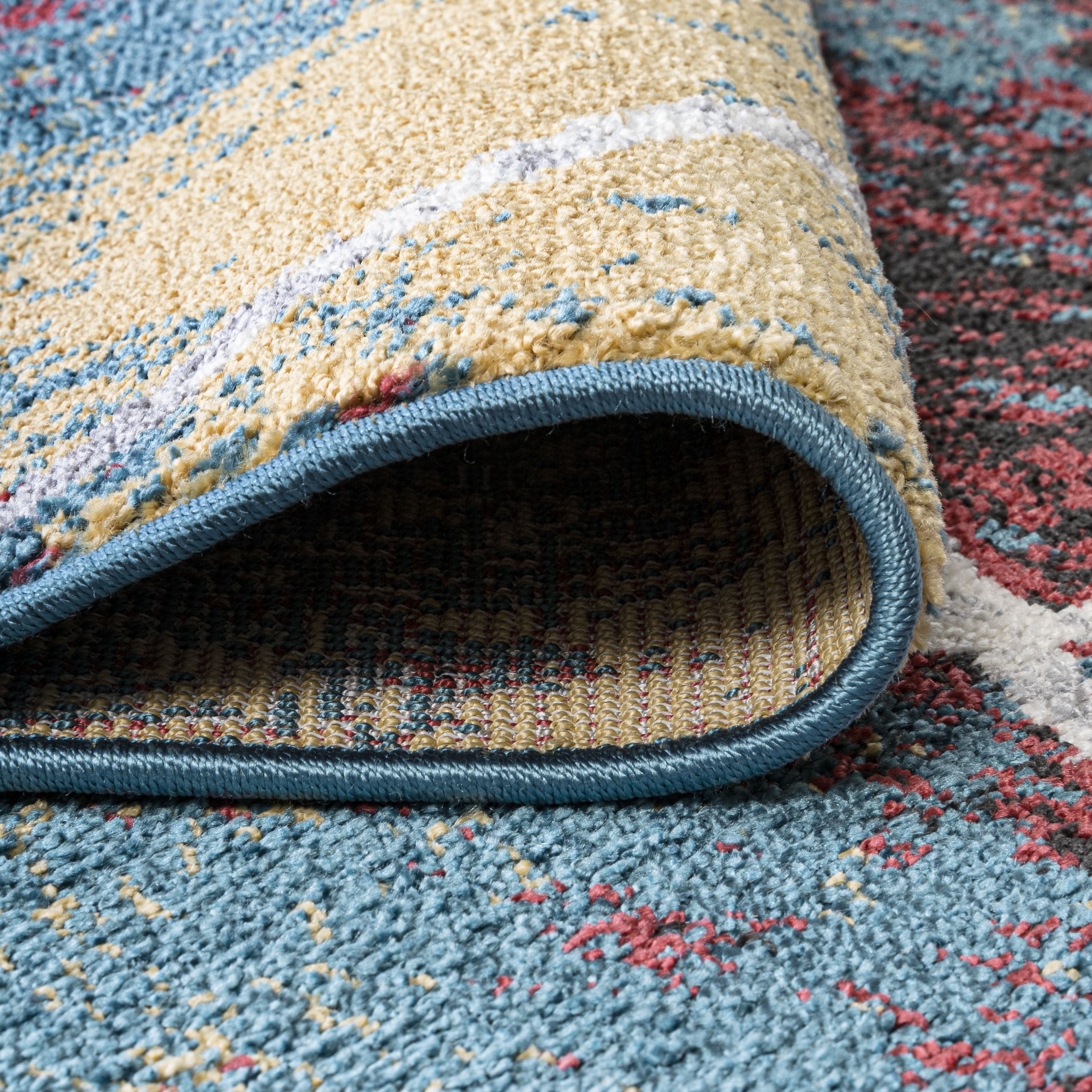 5' Diamond Round Rug - Home & Garden