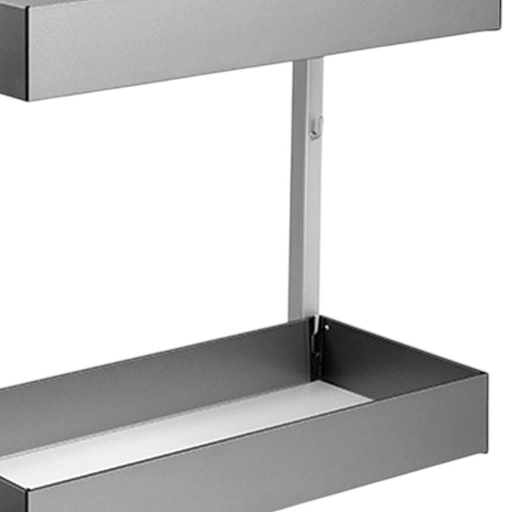 23" Black Stainless Steel Kitchen Cabinet Insert - Kitchen & Dining