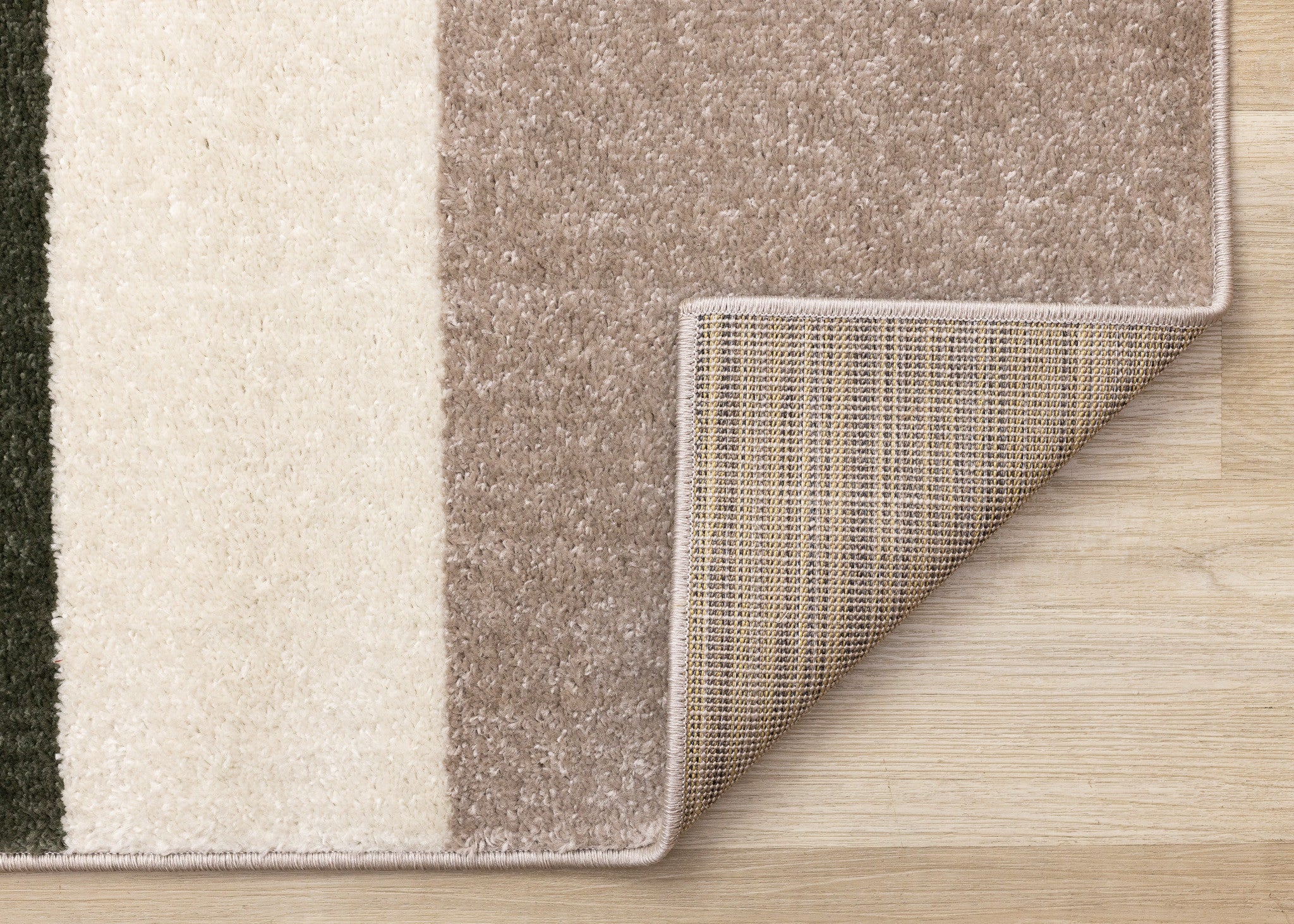 5' X 8' Cream Green And Brown Geometric Area Rug - Home & Garden