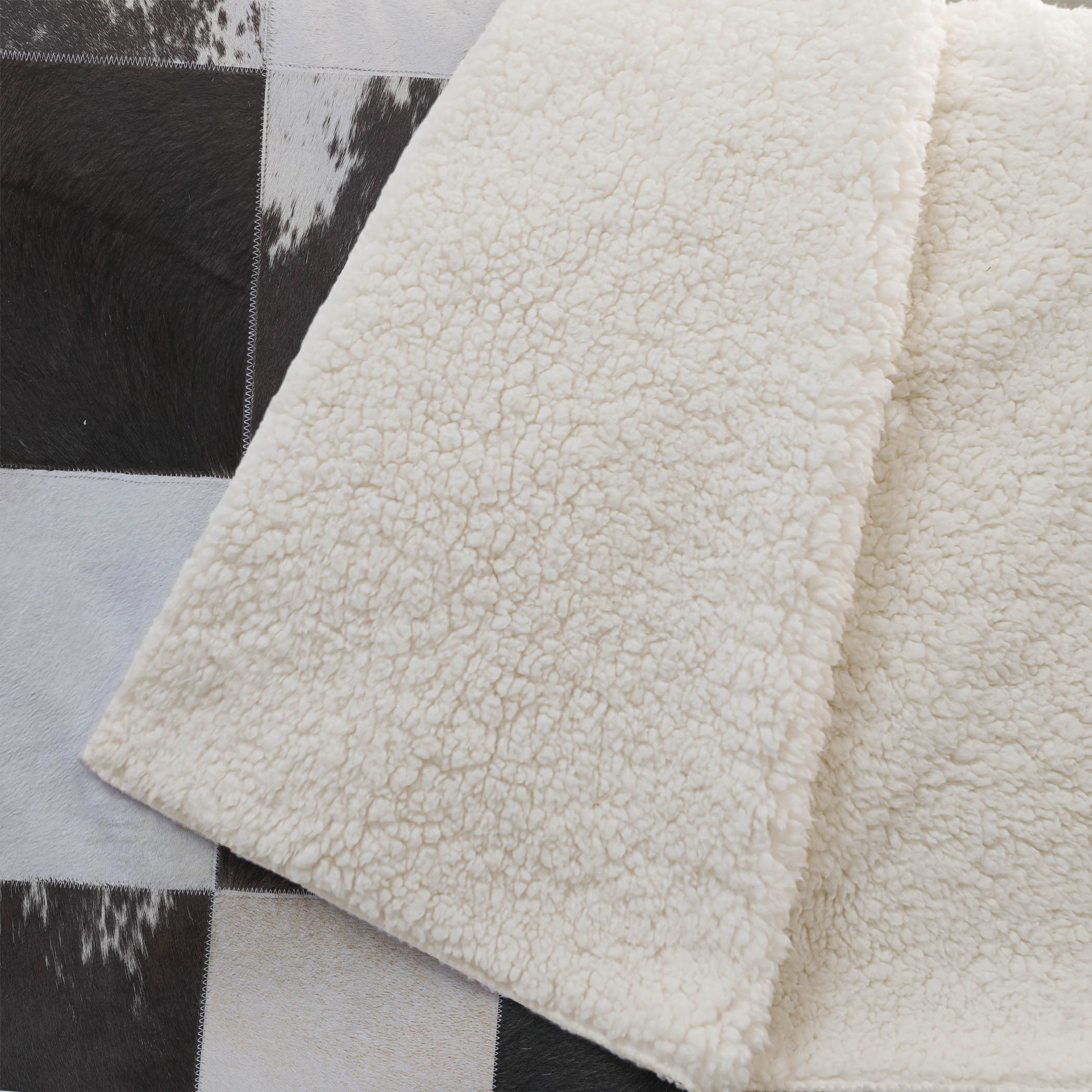 50" X 70" Black Ivory And Beige Microfiber Animal Print Plush Throw Blanket - Home & Garden