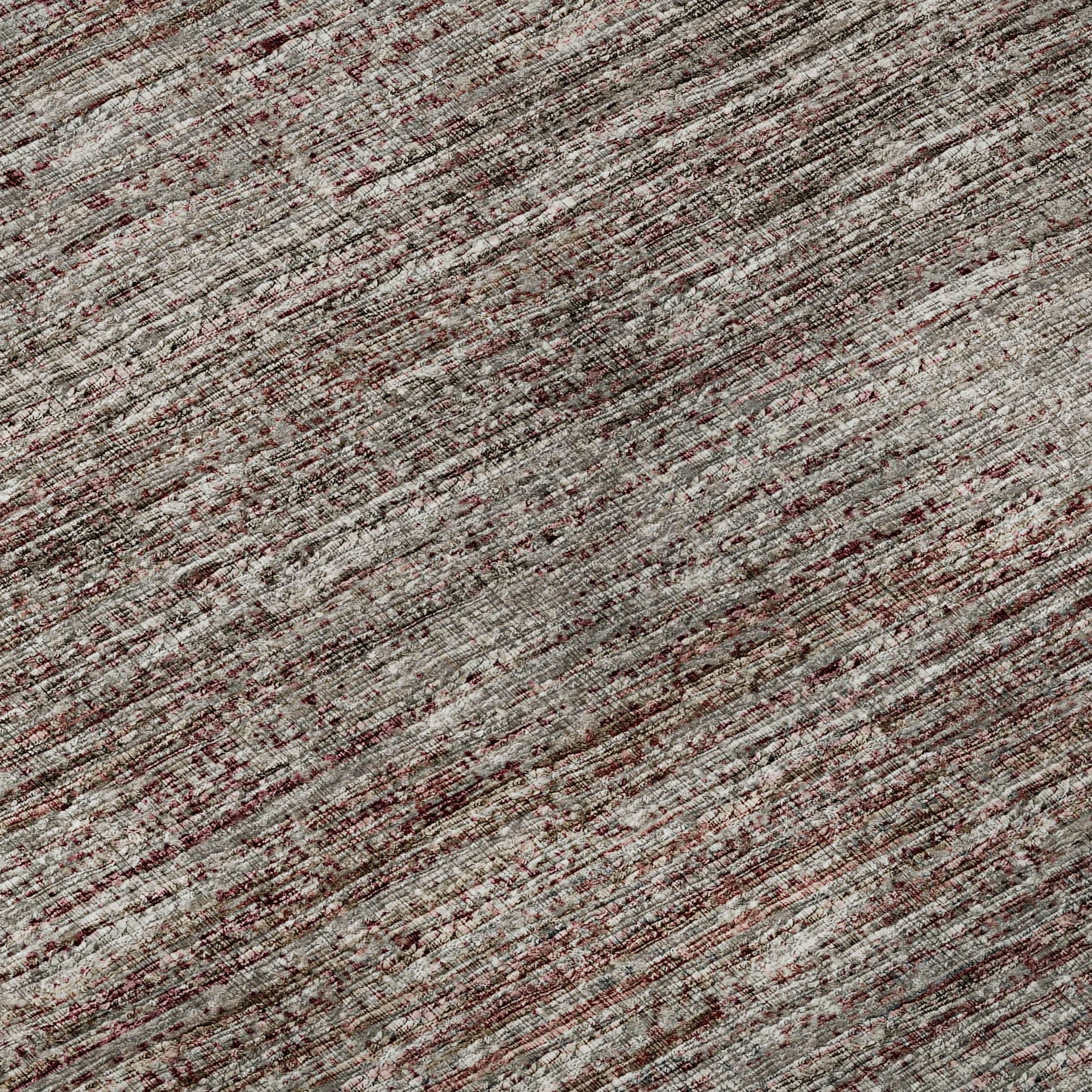10' X 14' Burgundy And Gray Abstract Washable Indoor Outdoor Area Rug - Sports & Outdoor