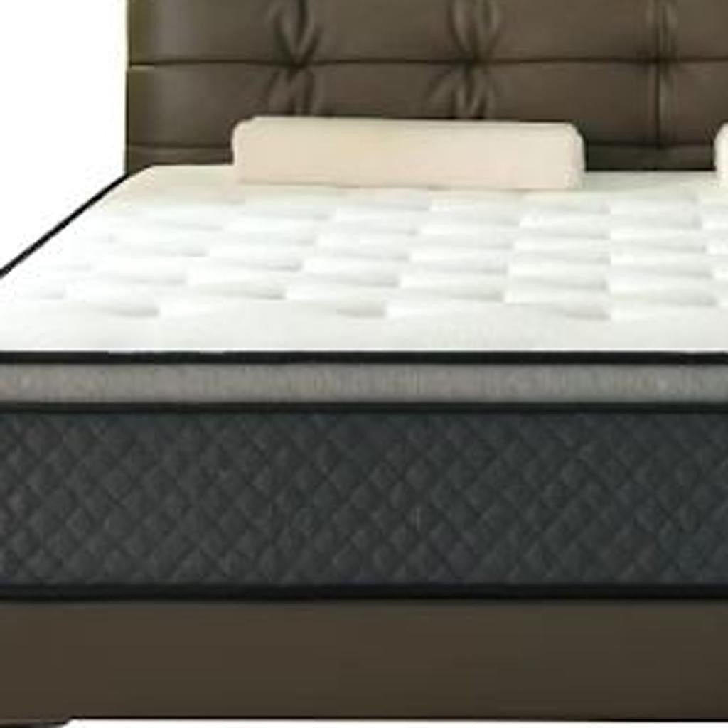 12" King Foam Medium Hybrid Mattress - Bed & Bath