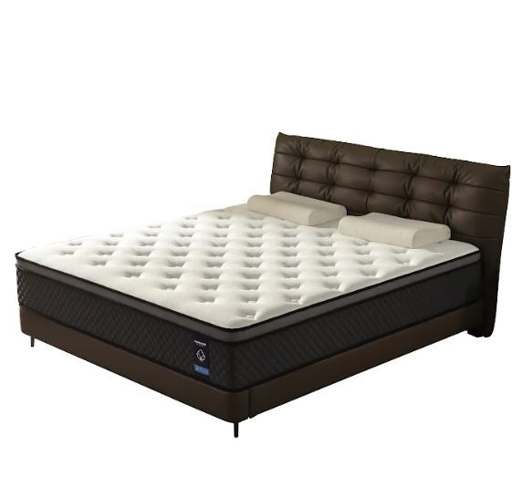 12" King Foam Medium Hybrid Mattress - Bed & Bath