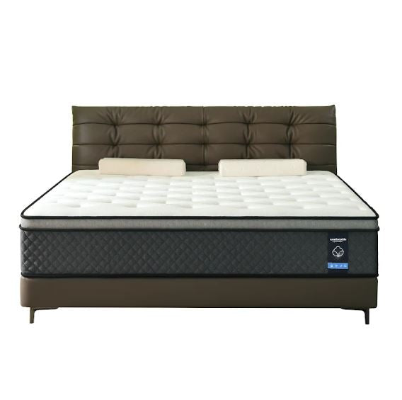 12" King Foam Medium Hybrid Mattress - Bed & Bath