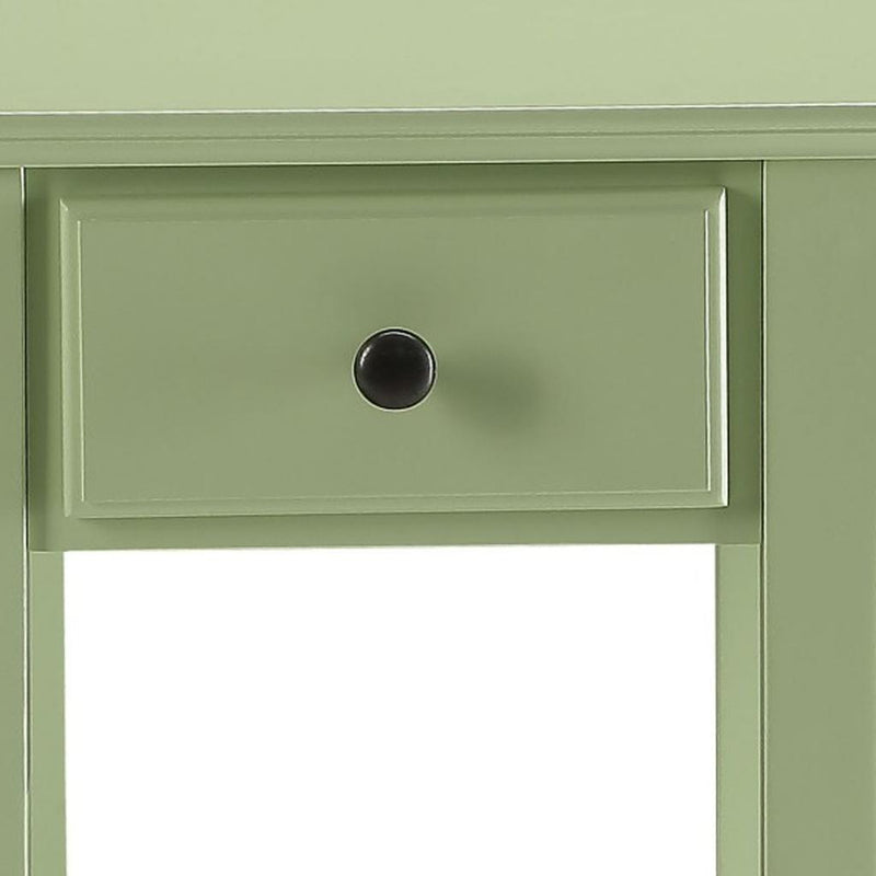 23" Pale Green Single Drawer End Table - Living Room