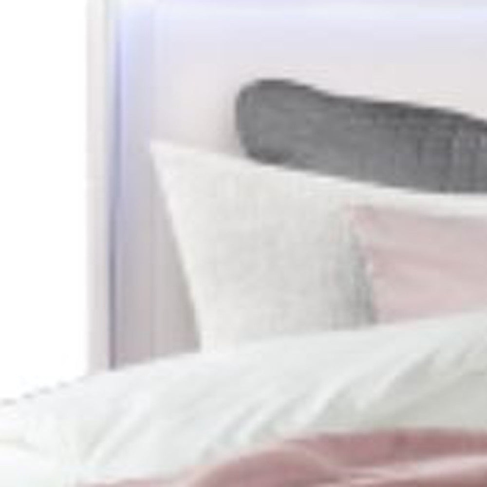 White Wood Full Bed Frame - Bed & Bath