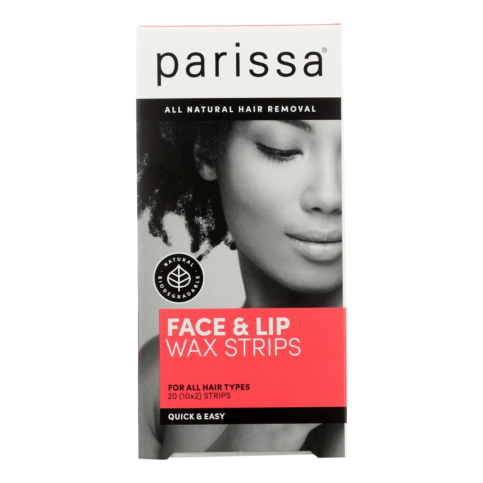 Parissa - Wax Strp Quickezy Fce Lip - 1 Each 1-20 Ct - GreatEagleInc