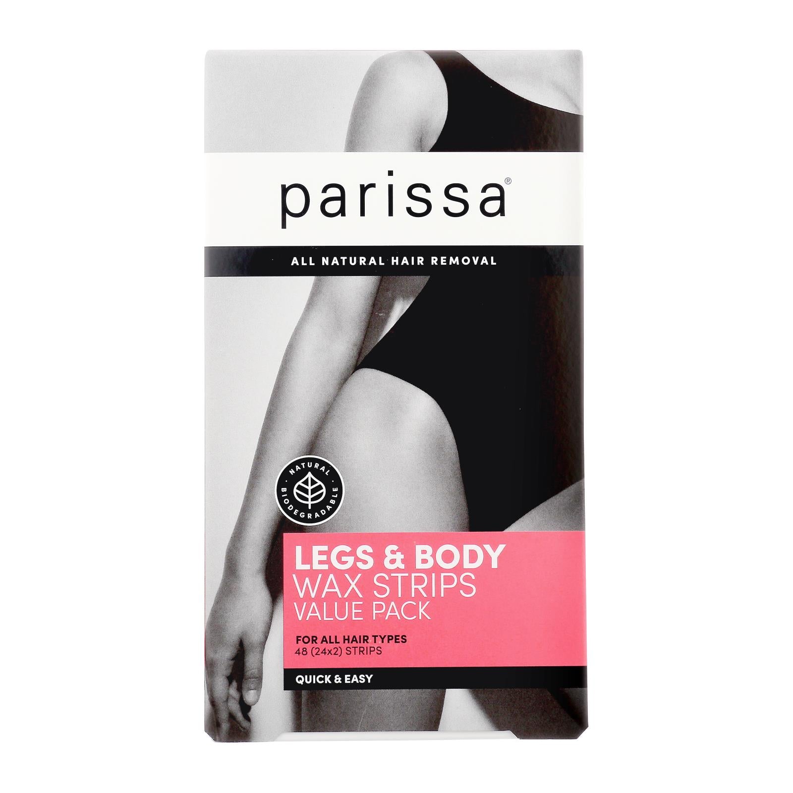 Parissa - Wax Strps Qk Ezy Leg Body - 1 Each 1-48 Ct - GreatEagleInc