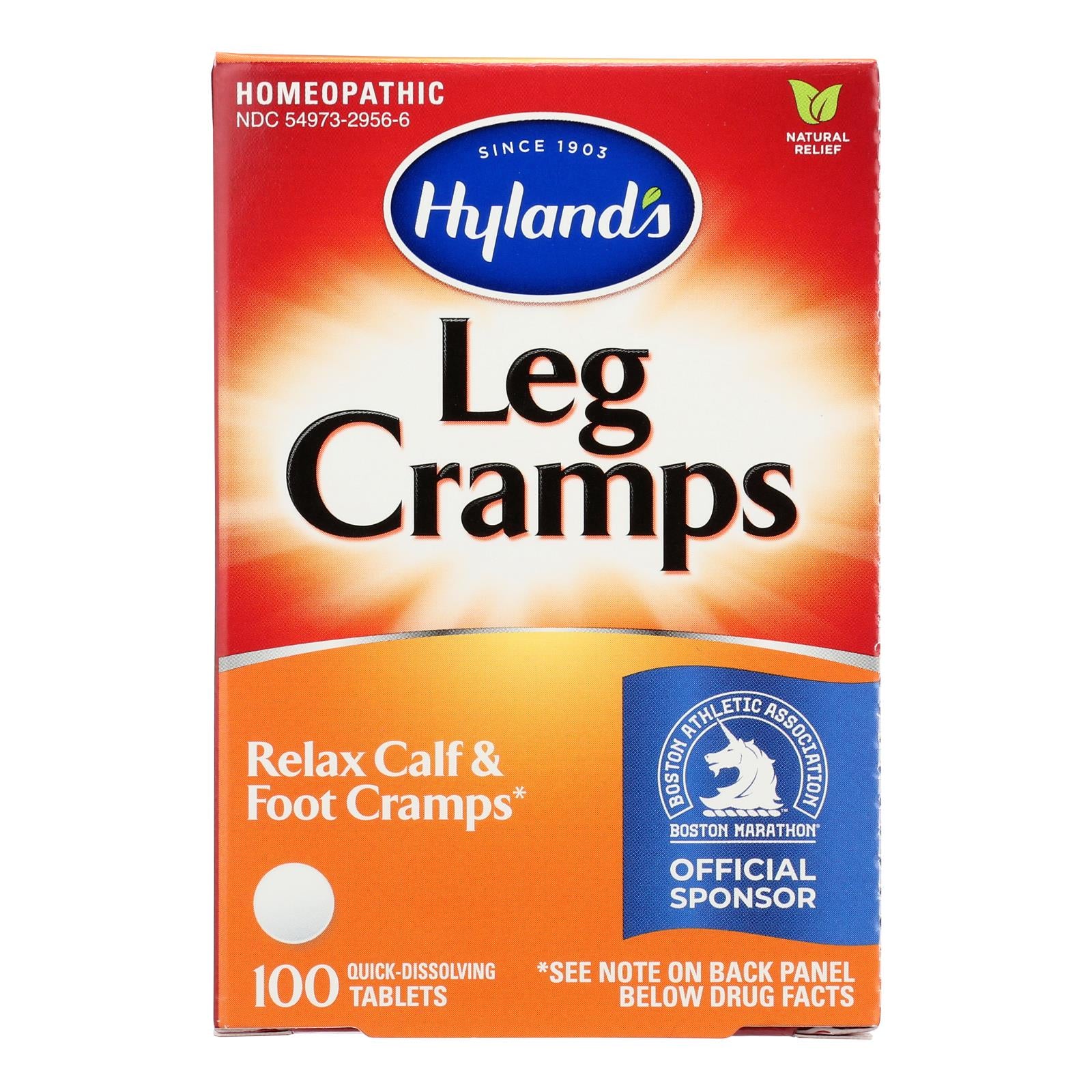 Hyland's - Leg Cramps Relief - 1 Each 1-100 Tab - GreatEagleInc