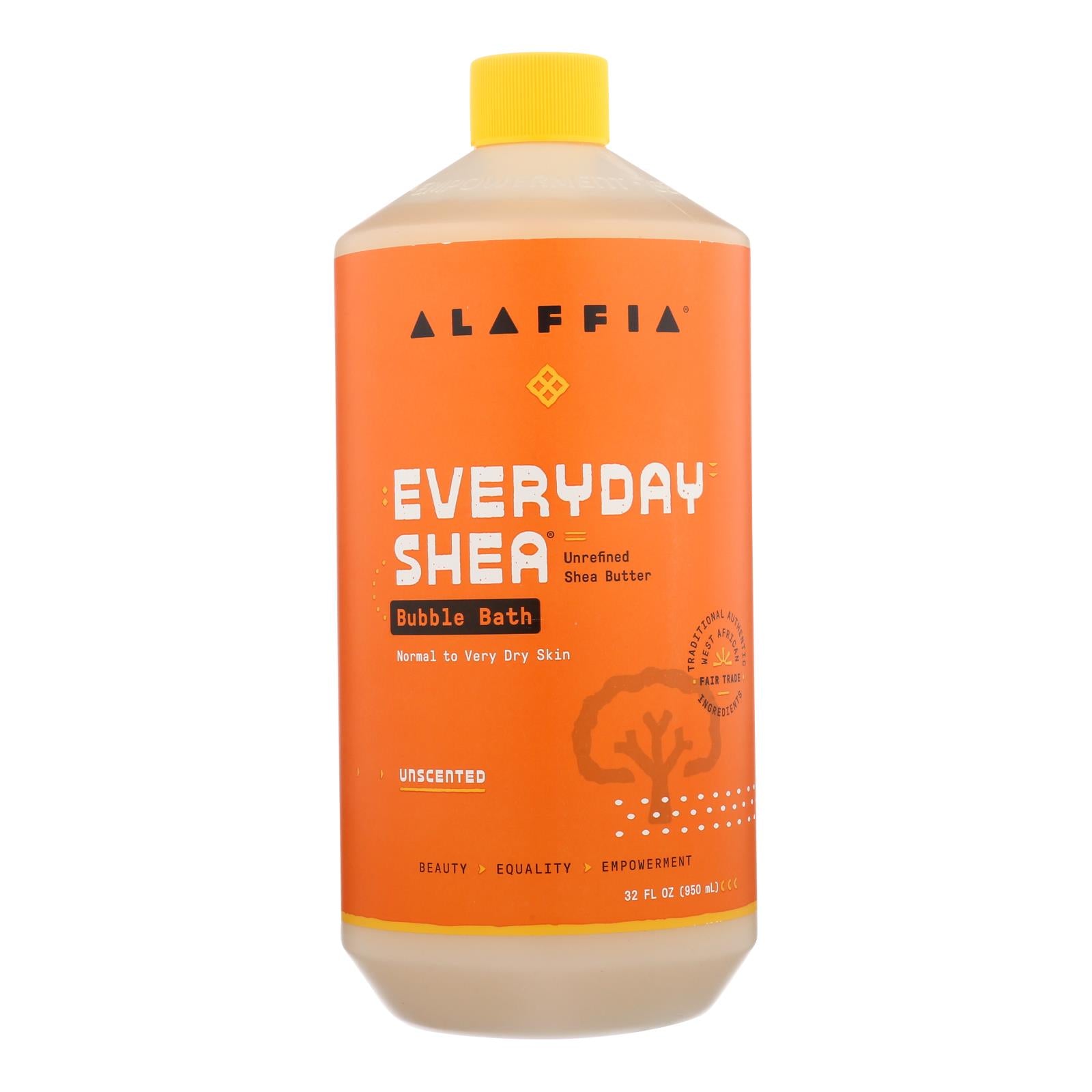 Everyday Shea Moisturizing Unscented Bubble Bath  - 1 Each - 32 Fz - GreatEagleInc