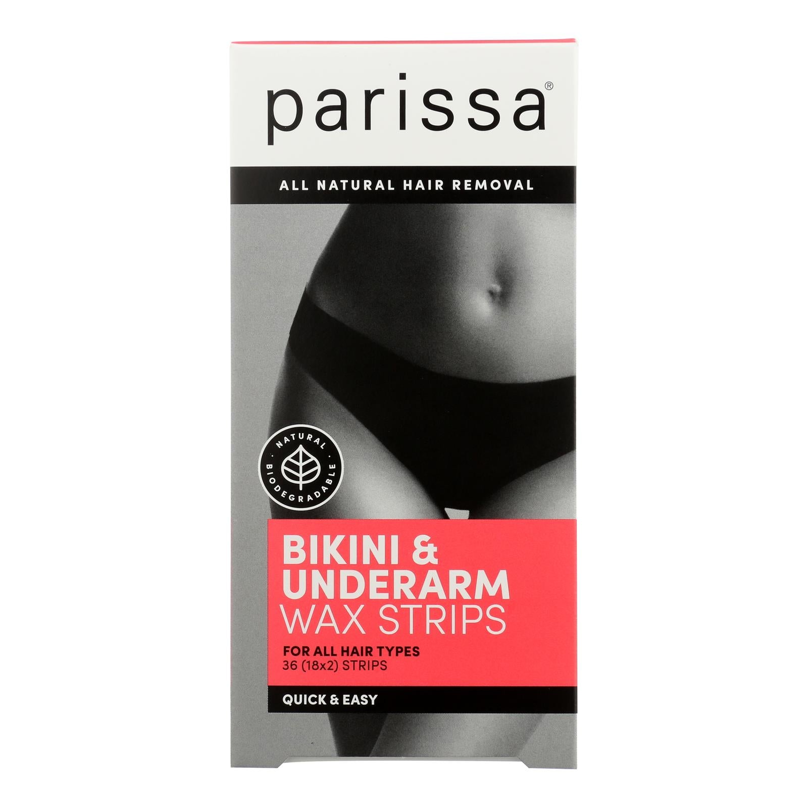 Parissa - Wax Strps Bikni/underarm - 1 Each 1-36 Ct - GreatEagleInc