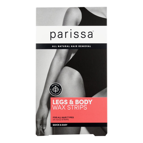 Parissa - Wax Strips Qk/ezy Lg Body - 1 Each 1-24 Ct - GreatEagleInc
