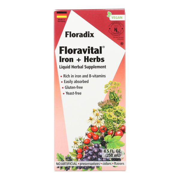 Floradix - Floravital Iron And Herbs - 1 Each 1-8.5 Fz - GreatEagleInc