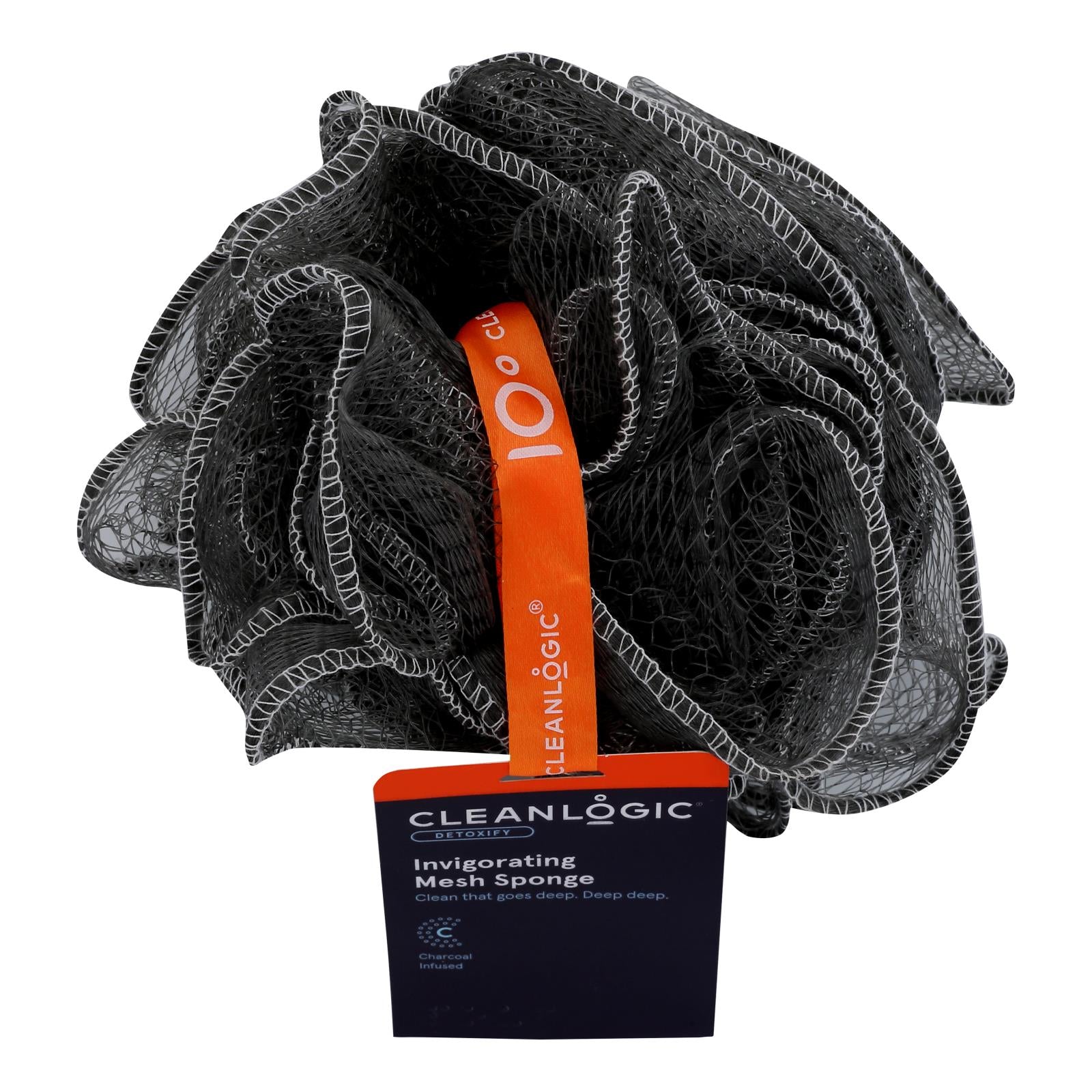 Cleanlogic - Charcoal Mesh Sponge - 1 Ct - GreatEagleInc