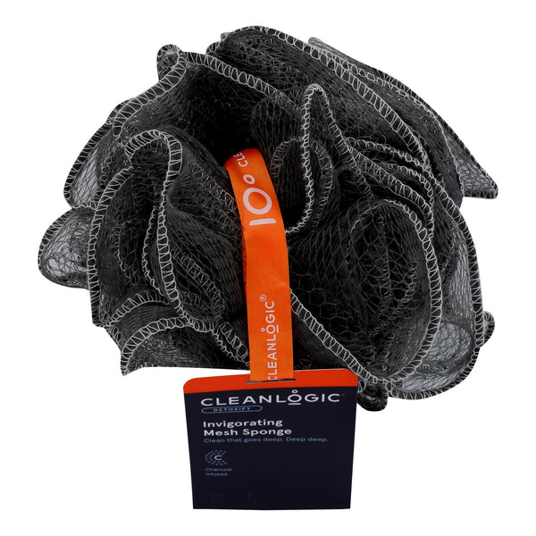 Cleanlogic - Charcoal Mesh Sponge - 1 Ct - GreatEagleInc