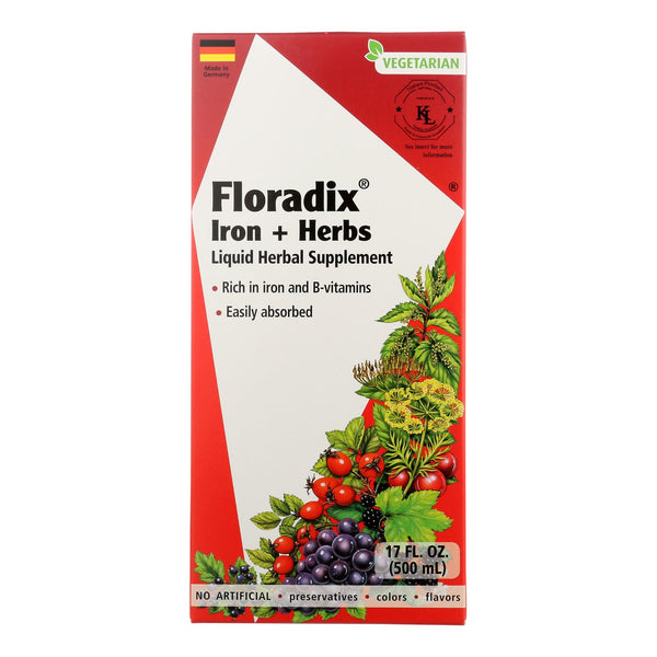 Floradix - Floradix Iron And Herbs - 1 Each 1-17 Fz - GreatEagleInc