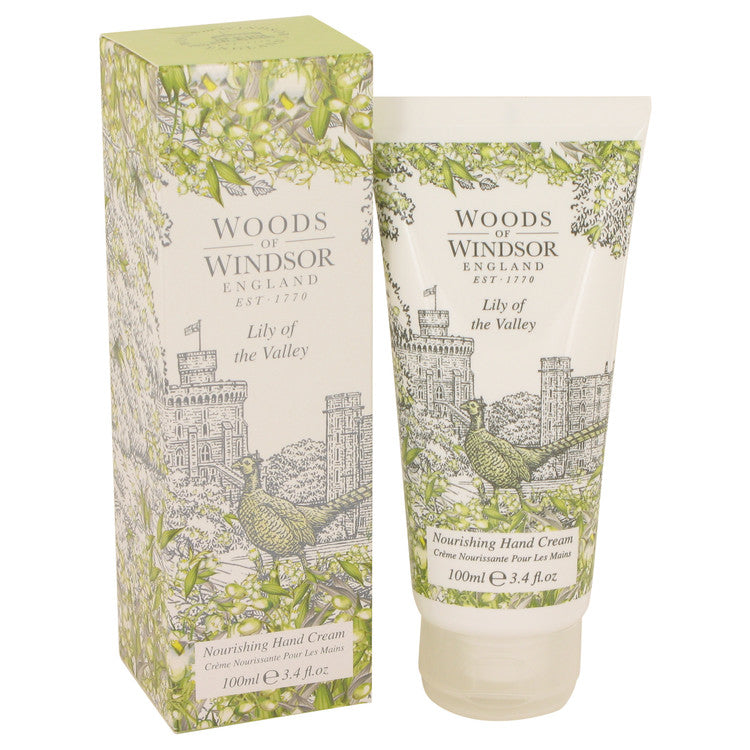 Lily of the Valley (Woods of Windsor) by Woods of Windsor Nourishing Hand Cream 3.4 oz for Women