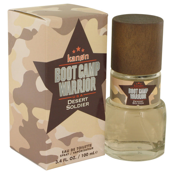 Kanon Boot Camp Warrior Desert Soldier by Kanon Eau De Toilette Spray 3.4 oz for Men Regular